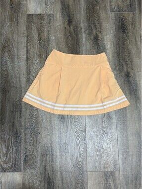CALIA TrueLight Skort Pleated Peach Sherbet 4 athleisure pickleball golf